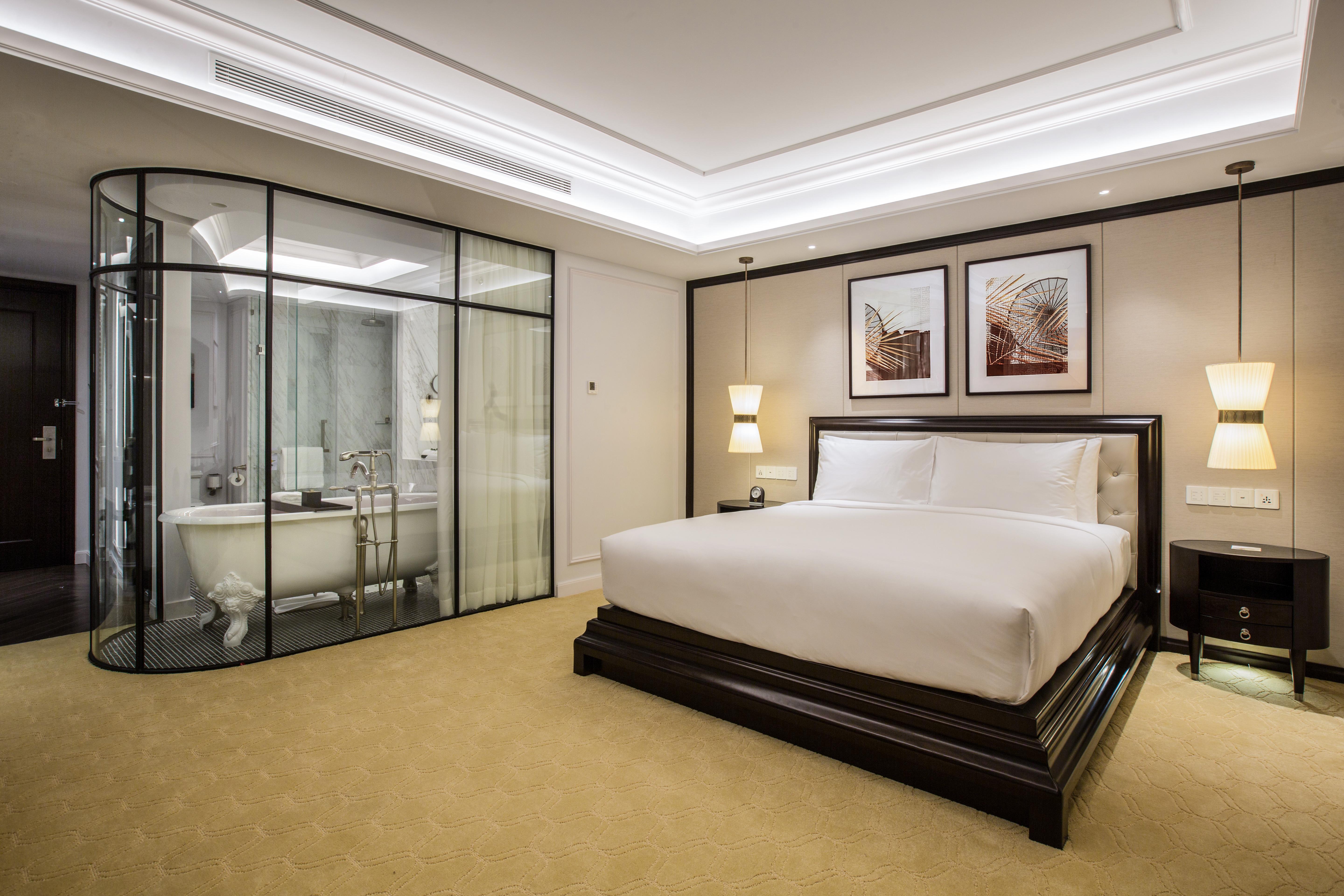 Mai House Saigon Hotel Ho Chi Minh-staden Exteriör bild A bedroom at The St. Regis Mumbai